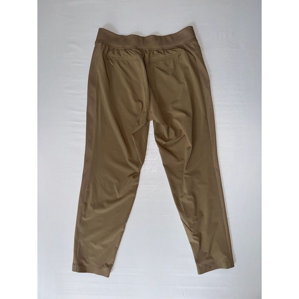 Athleta Brooklyn Ankle Pant | Tan Ribbed Side Panel | Size 6P - Picture 3 of 8